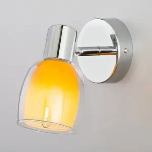 ЭЛМАКС - Настенный светильник с поворотным плафоном 20119/1 желтый элмакс, электротехника, кабель, светотехника, elmax.pro