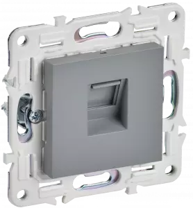 ЭЛМАКС - SKANDY Роз. комп. RJ45 кат.5E SK-K01Gr сер. IEK элмакс, электротехника, кабель, светотехника, elmax.pro