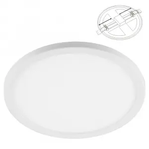 ЭЛМАКС - Светильник встраиваемый светодиодный с регулируемым монтажным диаметром (до 90мм) 6W, 6400K ,480Lm,  элмакс, электротехника, кабель, светотехника, elmax.pro