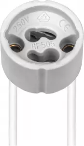 ЭЛМАКС - Патрон для галогенных ламп, 230V GU10, LH32 элмакс, электротехника, кабель, светотехника, elmax.pro