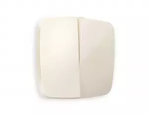 ЭЛМАКС - Лицевая панель OMEGA (Бежевый глянец) для 2-клавишных выключателей QUANT OP3030 элмакс, электротехника, кабель, светотехника, elmax.pro