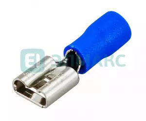 КЛЕММА ПЛОСКАЯ изолированная гнездо - 7.4мм 1.5-2.5мм² (РПи-м 2.5-(6.3) / РПИм 2-250) REXANT