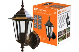 ЭЛМАКС - Светильник 6060-11 садово-парковый шестигранник, 60Вт, вверх, бронза TDM элмакс, электротехника, кабель, светотехника, elmax.pro