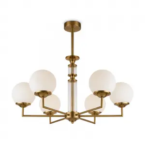 Freya Modern Bolas Люстра Латунь