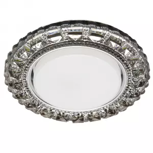 Светильник потолочный встраиваемый со светодиодной подсветкой 20LED*2835 SMD 6400K, 15W GX53, без л