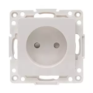 ЭЛМАКС - Стокгольм Механизм Розетки 1-местной б/з 10 А белый с защ. штор. EKF элмакс, электротехника, кабель, светотехника, elmax.pro