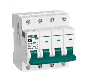 Авт. выкл. без теплозащиты 4P 6А х-ка C 6кА ВА-103M