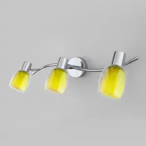 ЭЛМАКС - Настенный светильник со стеклянными плафонами 20119/3 зеленый элмакс, электротехника, кабель, светотехника, elmax.pro