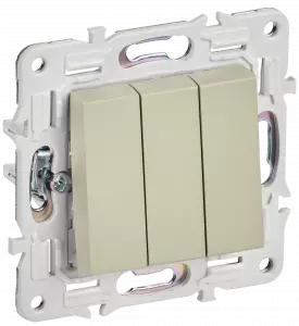 ЭЛМАКС - SKANDY Выключ. 3-кл. 10А SK-V11B беж. IEK элмакс, электротехника, кабель, светотехника, elmax.pro