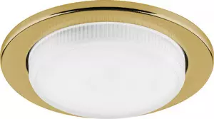 ЭЛМАКС - Светильник потолочный встраиваемый, 15W 230V GX53, золото без лампы, DL53 элмакс, электротехника, кабель, светотехника, elmax.pro