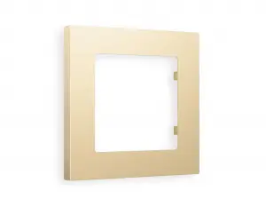 ЭЛМАКС - Рамка ALFA Techno (Шампань) 1-ая AF220601 элмакс, электротехника, кабель, светотехника, elmax.pro