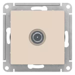ЭЛМАКС - ATLASDESIGN TV РОЗЕТКА проходная 4DB, механизм, БЕЖЕВЫЙ элмакс, электротехника, кабель, светотехника, elmax.pro