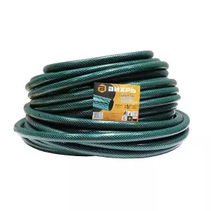 Шланг поливочный ПВХ, трёхслойный армированный 1/2, 25м Вихрь