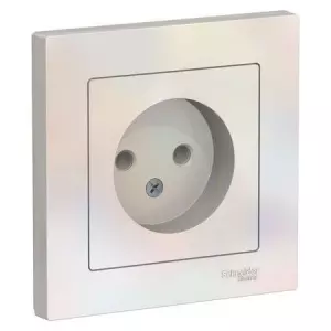 ЭЛМАКС - ATLASDESIGN РОЗЕТКА без заземления, 16А, в сборе, ЖЕМЧУГ элмакс, электротехника, кабель, светотехника, elmax.pro