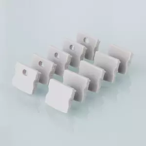 ЭЛМАКС - Комплект заглушек для накладного алюминиевого профиля светодиодной ленты (10 пар) ZLL-2-ALP001-R элмакс, электротехника, кабель, светотехника, elmax.pro