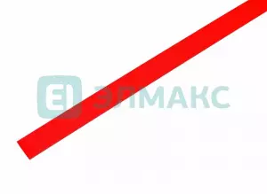 ЭЛМАКС - 9. 0 / 4. 5 мм 1м термоусадка красная REXANT элмакс, электротехника, кабель, светотехника, elmax.pro