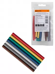 ЭЛМАКС - Набор трубок термоусаживаемых, клеевых ТТкНГ(3:1) "Полицвет 4,8/1,5 TDM" элмакс, электротехника, кабель, светотехника, elmax.pro