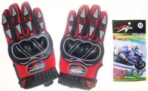 ЭЛМАКС - Перчатки Pro-Bikers LUX (длинные) (М,Красный) элмакс, электротехника, кабель, светотехника, elmax.pro