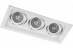 Светильник потолочный встраиваемый, MR16 G5.3 белый, DLT203