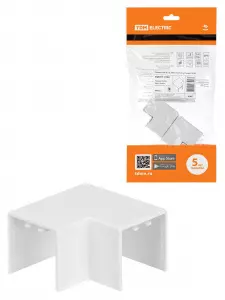 ЭЛМАКС - Поворот на 90 гр. КМП 25х25 (4 шт./комп.) TDM элмакс, электротехника, кабель, светотехника, elmax.pro