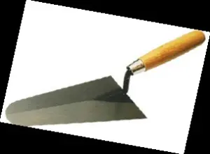 ЭЛМАКС - Кельма треугольная , ЛЮКС высокоуглеродистая сталь 200мм деревянная ручка элмакс, электротехника, кабель, светотехника, elmax.pro