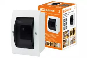 ЭЛМАКС - Бокс ЩРН-П-3 модуля навесной пластик IP40 TDM элмакс, электротехника, кабель, светотехника, elmax.pro