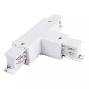 ЭЛМАКС - Коннектор Т-образный для трехфазного шинопровода правый белый TRC-1-3-TR-WH элмакс, электротехника, кабель, светотехника, elmax.pro