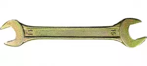 Ключ рожковый, 14 х 17 мм, желтый цинк Сибртех