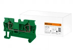 ЭЛМАКС - Зажим клеммный безвинтовой (ЗКБ) 2,5 мм2 31А зеленый TDM элмакс, электротехника, кабель, светотехника, elmax.pro