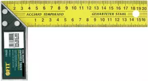 ЭЛМАКС - Угольник столярный желтый 250 мм (USP) элмакс, электротехника, кабель, светотехника, elmax.pro