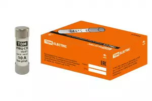 ЭЛМАКС - Плавкая вставка ПВЦ-С3 14х51 10А TDM элмакс, электротехника, кабель, светотехника, elmax.pro