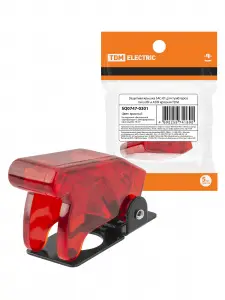 Защитная крышка для тумблеров SAC-01 типа KN и ASW красная TDM