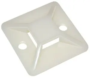 ЭЛМАКС - База монтажная самокл. 20х20 бел. NFP-20-100/WH (уп.100шт) Navigator элмакс, электротехника, кабель, светотехника, elmax.pro