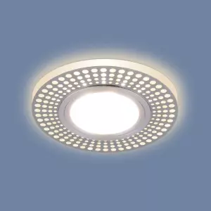 Встраиваемый точечный светильник со светодиодной подсветкой 2231 MR16 CH хром