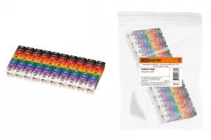 ЭЛМАКС - Маркеры наборные – комплект цифр («0»-«9») 4 мм2 (100 шт.) TDM элмакс, электротехника, кабель, светотехника, elmax.pro