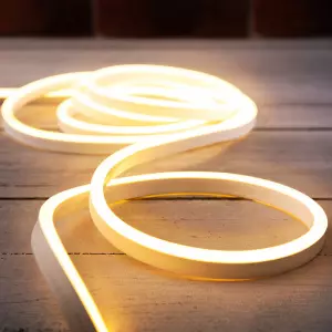 ЭЛМАКС - Гибкий неон NEON-NIGHT LED SMD 8х16 мм, односторонний теплый белый, 120 LED/м, 20 м элмакс, электротехника, кабель, светотехника, elmax.pro