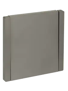 ЭЛМАКС - FORTE&PIANO Выключатель 1-кл. перекр. 10А FP512 сталь IEK элмакс, электротехника, кабель, светотехника, elmax.pro