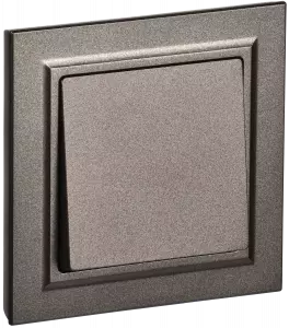 ЭЛМАКС - BRITE Выключ. 1-кл. 10А в сб. ВСР10-1-0-БрТБ бр. IEK элмакс, электротехника, кабель, светотехника, elmax.pro