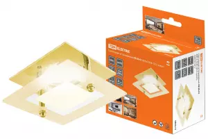 ЭЛМАКС - Светильник встраиваемый СВ 05-01 MR16 50Вт G5.3 золото TDM элмакс, электротехника, кабель, светотехника, elmax.pro