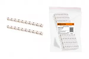 ЭЛМАКС - Маркер наборный - символ "9" белый 4 мм2 (100 шт.) TDM элмакс, электротехника, кабель, светотехника, elmax.pro