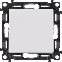 ЭЛМАКС - Valena LIFE.Выключатель 10АХ 250В с лицевой панелью.Безвинтовые зажимы.Белый элмакс, электротехника, кабель, светотехника, elmax.pro