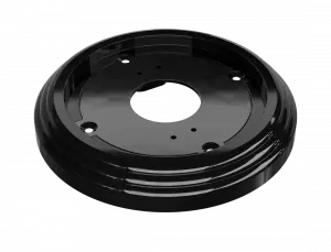 ЭЛМАКС - Рамка одноместная пластиковая, D 92x14 мм, цвет - черный, серия УСАДЬБА, ТМ МЕЗОНИНЪ элмакс, электротехника, кабель, светотехника, elmax.pro