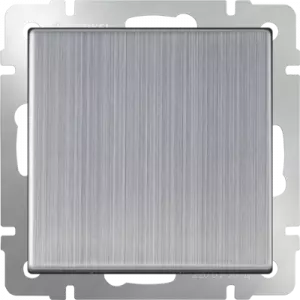 ЭЛМАКС - WL02-SW-1G / Выключатель одноклавишный (глянцевый никель) элмакс, электротехника, кабель, светотехника, elmax.pro