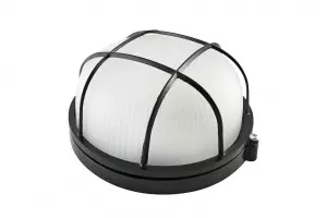 ЭЛМАКС - Светильник НПБ1302 черный/круг с реш. 60Вт IP54 TDM элмакс, электротехника, кабель, светотехника, elmax.pro