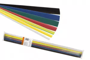 ЭЛМАКС - Набор трубок ТУТнг 10/5, 12/6, 16/8, 20/10, 25/12.5, 30/15, 40/20 по 7 цветов по 1м (49 м/упак) TDM элмакс, электротехника, кабель, светотехника, elmax.pro