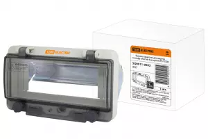 ЭЛМАКС - Крышка защитная для выреза в шкафу пластик 8 модулей IP67 TDM элмакс, электротехника, кабель, светотехника, elmax.pro