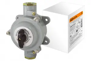 Пакетный переключатель ПП 2-25/Н2 2П 25А 220В, силуминовый корпус, IP56 TDM