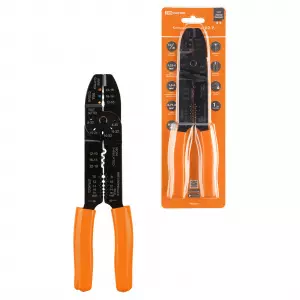 Клещи обжимные КО-У, универсальные (обжим, зачистка, винторез), "МастерЭлектрик" TDM