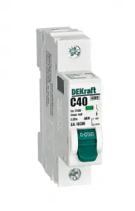 Авт. выкл. без теплозащиты 1P 40А х-ка C 6кА ВА-103M