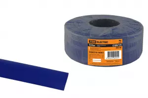 ЭЛМАКС - Термоусаживаемая трубка ТУТнг 30/15 синяя (50 м/ролл) TDM элмакс, электротехника, кабель, светотехника, elmax.pro